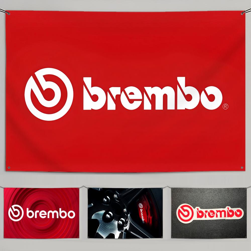 Gardening Tools Store - ธงแบรนด์ดัง B-Brembo ธงผ้าสไตล์มินิมอล ทนทานต่อการซีดจาง ป้ายแขวนสำหรับตกแต่งสวนกลางแจ้ง ร้านค้า