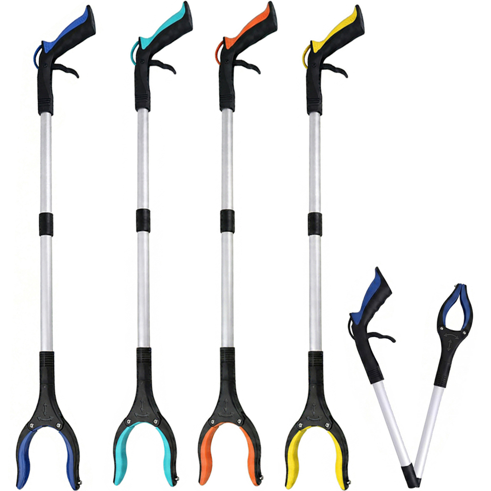 Gardening Tools For Seniors - เครื่องมือจับยึดแบบพับได้ - อุปกรณ์จับและหยิบสิ่งของ - ไม้หยิบจับสำหรับผู้สูงอายุ, ขยะ,