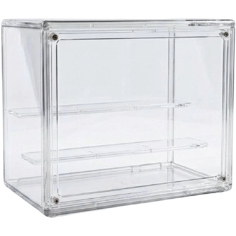 Greenhouse Mini Indoor - WORTHOWN-มินิกรีนเฮาส์ในร่ม, โรงเรือนขนาดเล็กใสพร้อมประตูแม่เหล็ก, สถานีสังเกตการณ์สำหรับเพาะเมล็ดพืชอวบน้ำแบบซ้อนกันได้