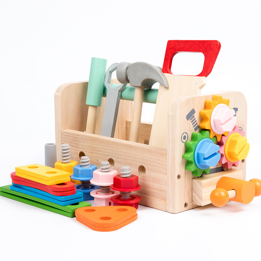 Gardening Tools For Kids - เด็กเครื่องมือ Bench ชุดไม้ของเล่น Montessori ของเล่น Workbench