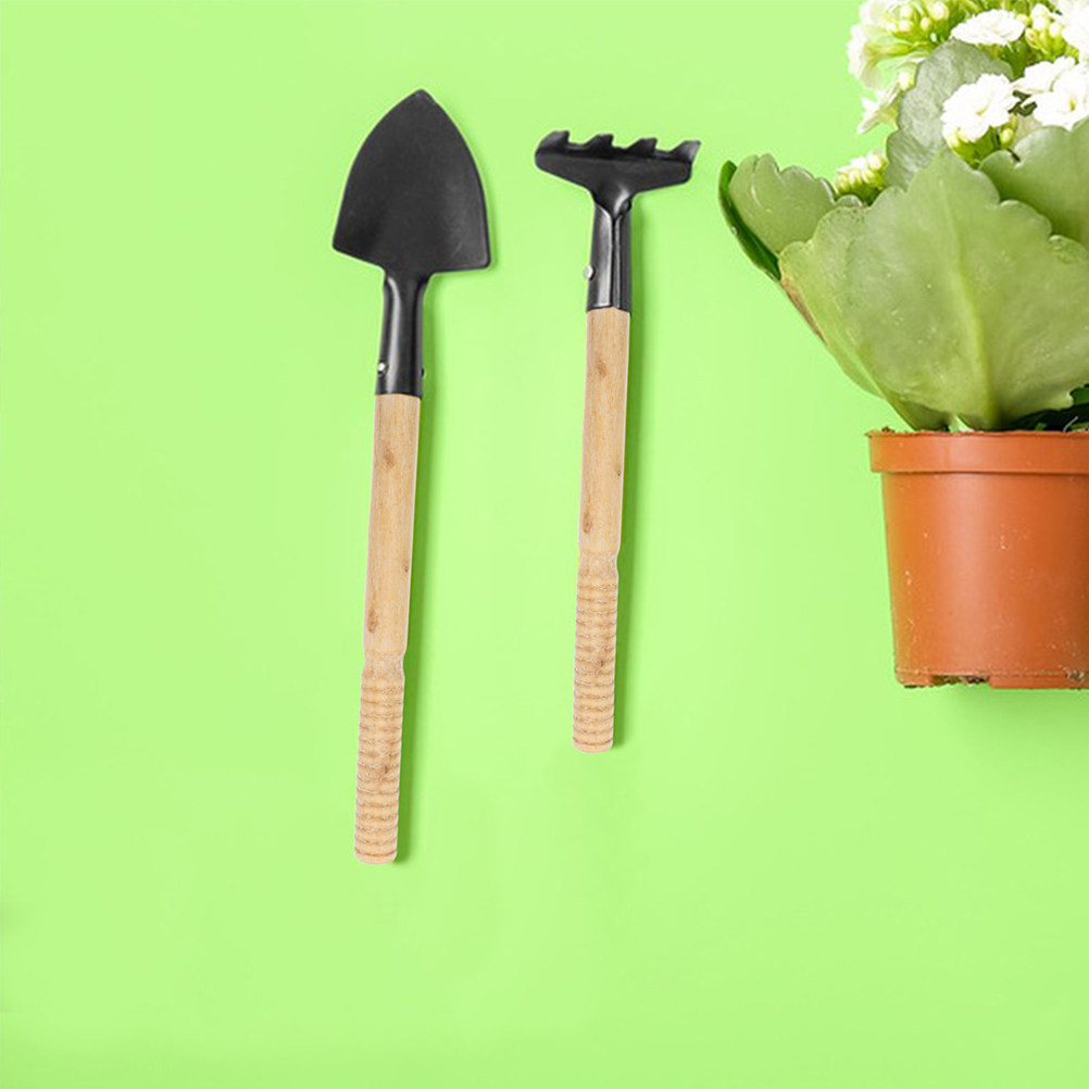 Gardening Tools Shovel - ด้ามไม้แข็งแรง 5 ชิ้น สำหรับเปลี่ยนด้ามเครื่องมือทำสวน จอบ ที่ตักดิน