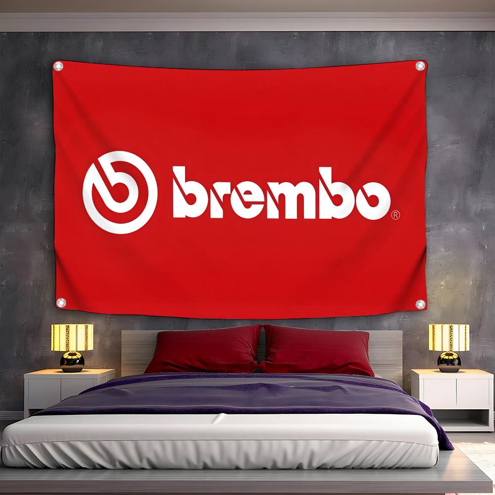 ธงแบรนด์ดัง B-Brembo ธงผ้าสไตล - Gardening Tools Store บทวิจารณ์และราคา
