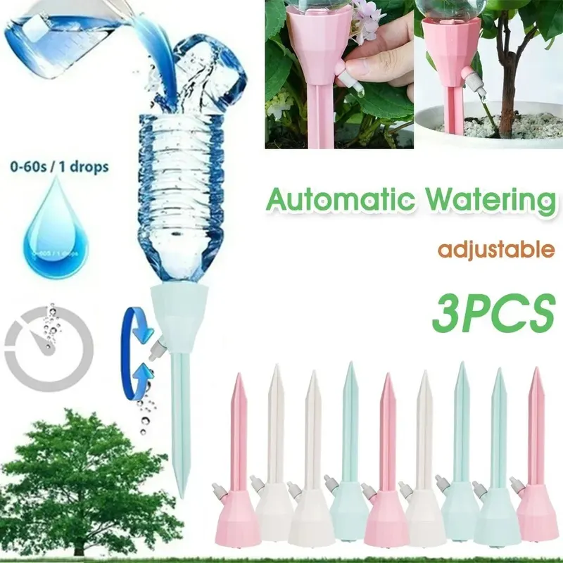 ระบบให้น้ำแบบหยดปรับได้3ชิ้นเด - Root Watering Spike บทวิจารณ์และราคา