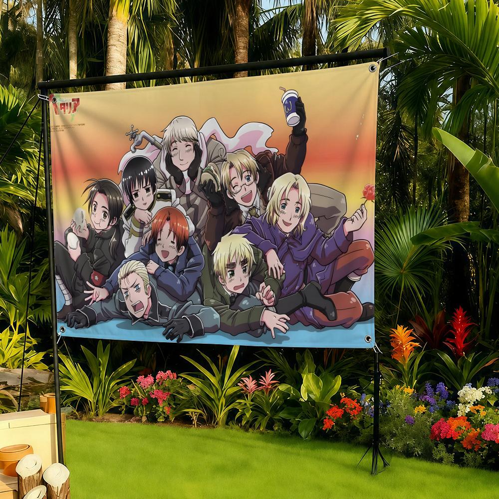ธง Hetalia World Star Flags ธง - Gardening Tools Store บทวิจารณ์และราคา