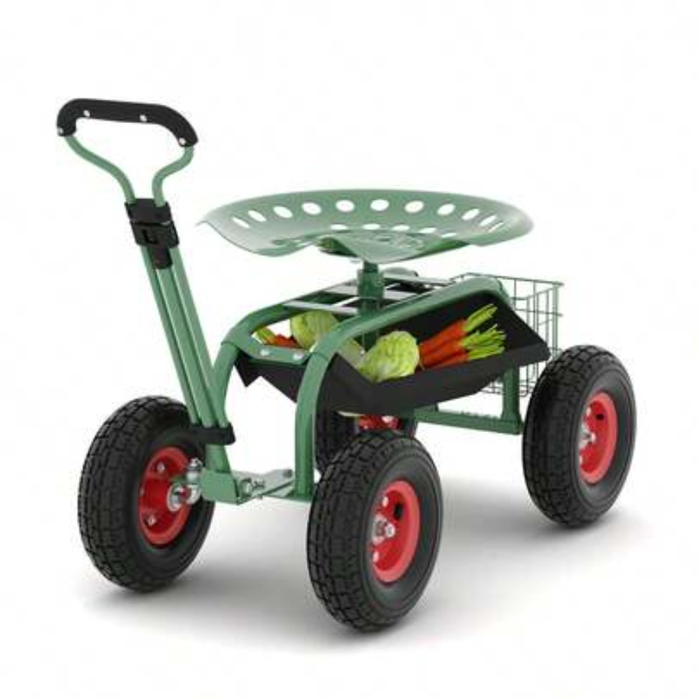 รถเข็นสวนแบบล้อเลื่อนสำหรับงาน - Gardening Tools For Seniors บทวิจารณ์และราคา