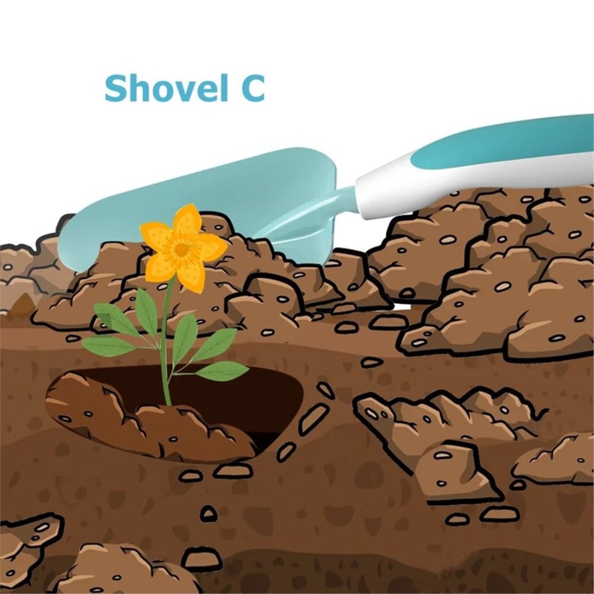 ชุดเครื่องมือทำสวนสำหรับเด็ก 6 - Gardening Tools Shovel บทวิจารณ์และราคา