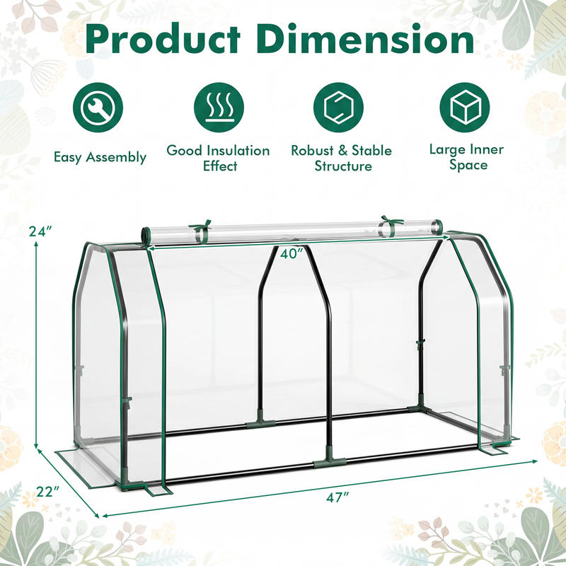 เรือนกระจกขนาดเล็กแบบพกพาพร้อม - Greenhouse Mini Indoor บทวิจารณ์และราคา