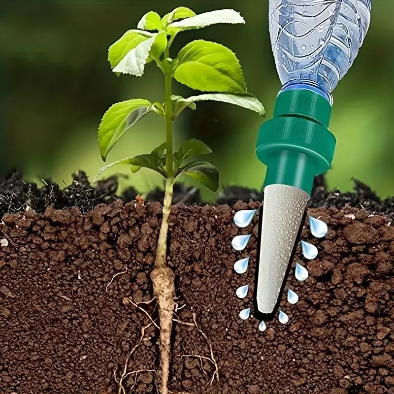 ชุดระบบน้ำหยดอัตโนมัติ 4 ชิ้น  - Root Watering Spike บทวิจารณ์และราคา