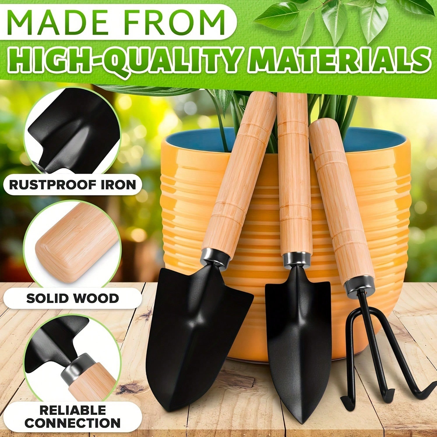 ชุดเครื่องมือทำสวนขนาดเล็ก 3 ช - Gardening Tools Shovel บทวิจารณ์และราคา