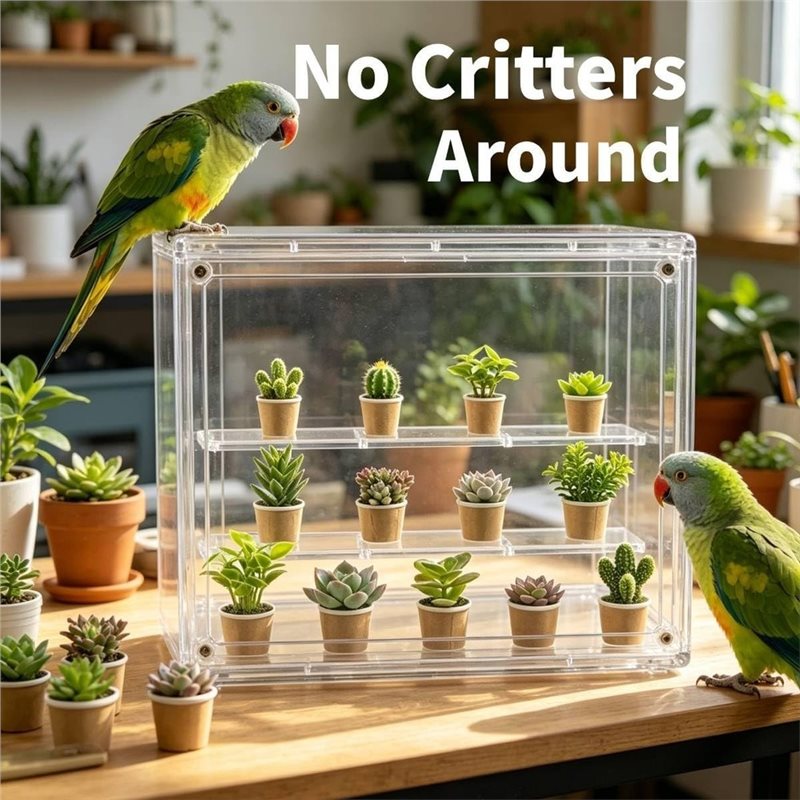เรือนกระจกขนาดเล็ก ABEE-Mini ส - Greenhouse Mini Indoor บทวิจารณ์และราคา